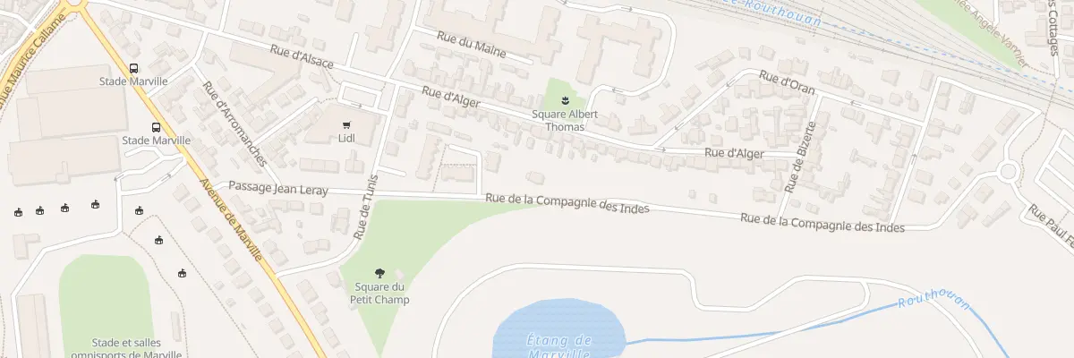 Plan du 21 Rue de la Cie des Indes à Saint-Malo