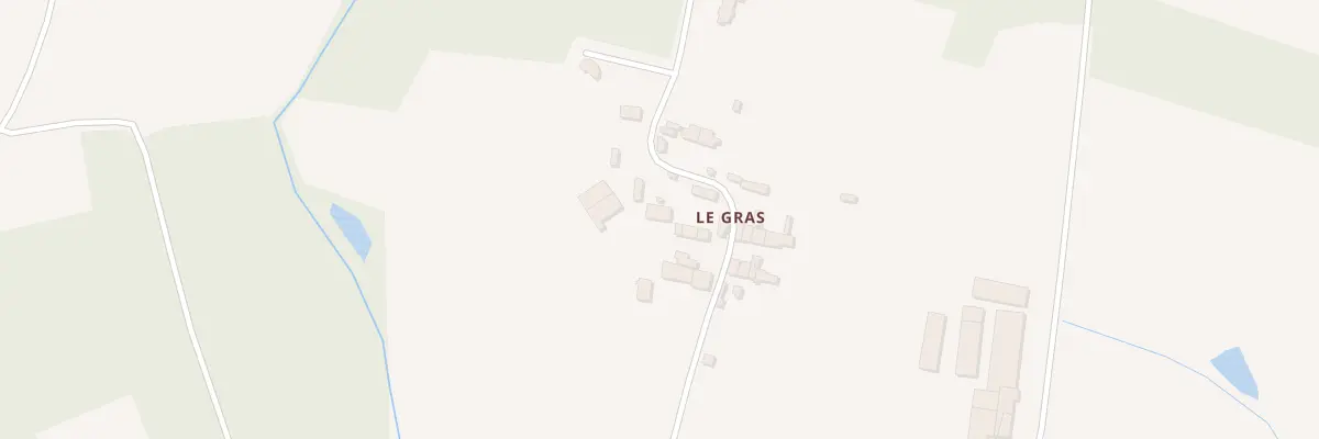 Plan du 5572 Le Gras à Fégréac