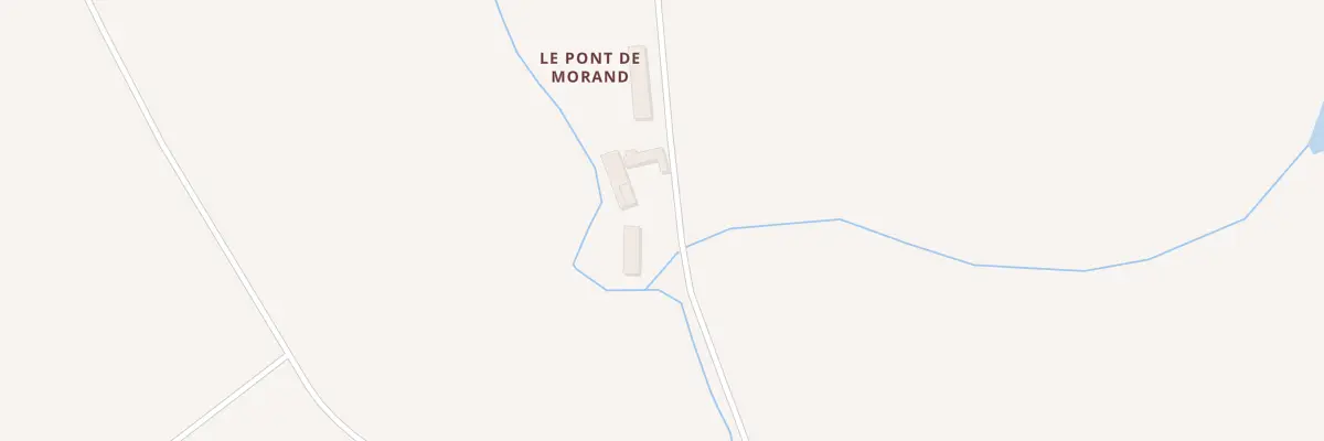 Plan du 5004 Le Pont de Morand à La Chapelle du Lou du Lac