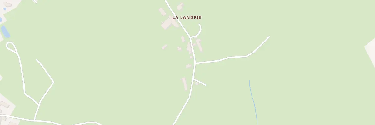 Plan de La Landrie à Chauvé