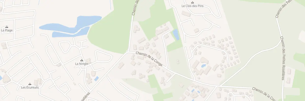 Plan du 42B Che de la Conge à Saint-Hilaire-de-Riez