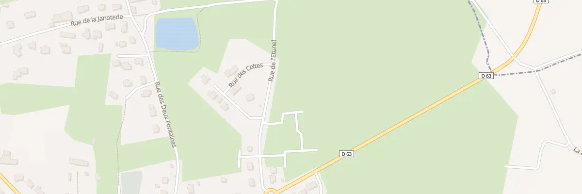 Plan du 5 Rue des Chevreuils à Treffendel