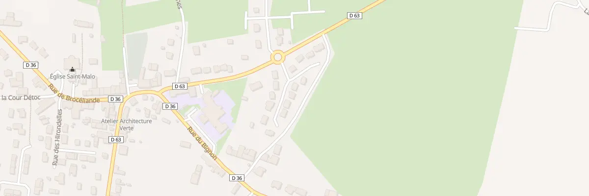 Plan du 14 Rue de la Gallésie à Treffendel