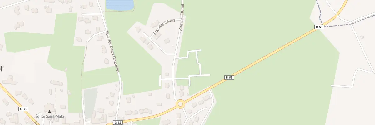 Plan du 4 Rue des Chevreuils à Treffendel
