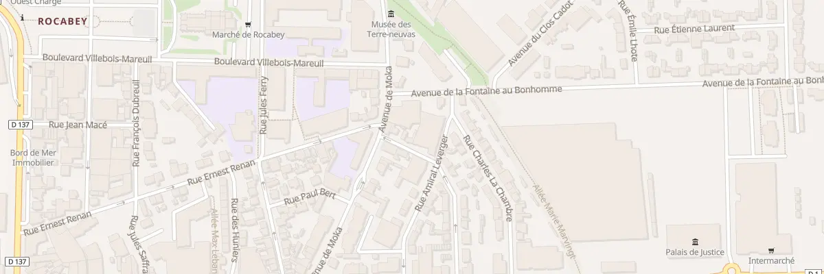 Plan du 7 Rue de Tourville à Saint-Malo