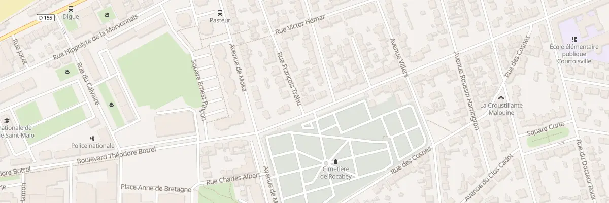 Plan du 7 Av du 47e Regiment Infanterie à Saint-Malo