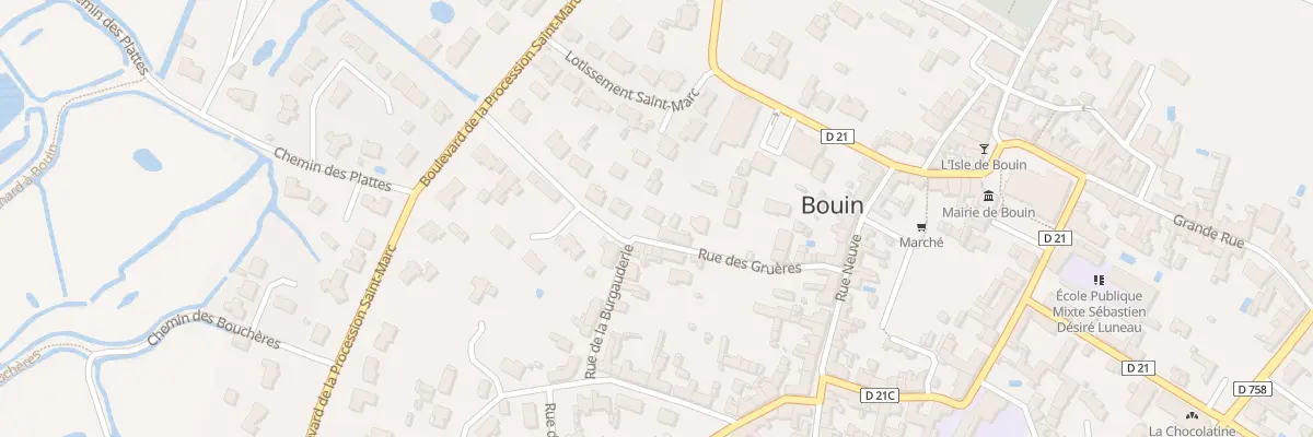 Plan du 10B Rue des Gruères à Bouin
