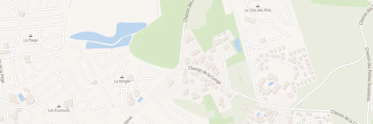 Plan du 50 Che de la Conge à Saint-Hilaire-de-Riez