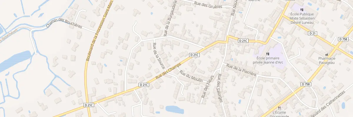 Plan du 16 Rue des Champs à Bouin