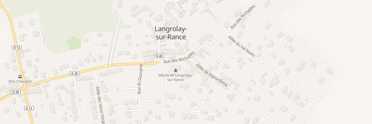 Plan du 1 All de Rigourdaine à Langrolay-sur-Rance