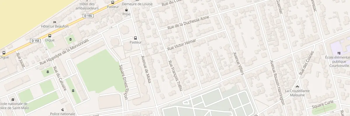 Plan du 17 Rue François Tréhu à Saint-Malo