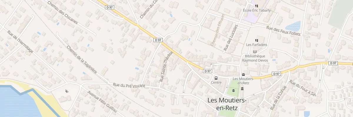 Plan du 15 Rue de l’Abbé Maillard aux Moutiers-en-Retz