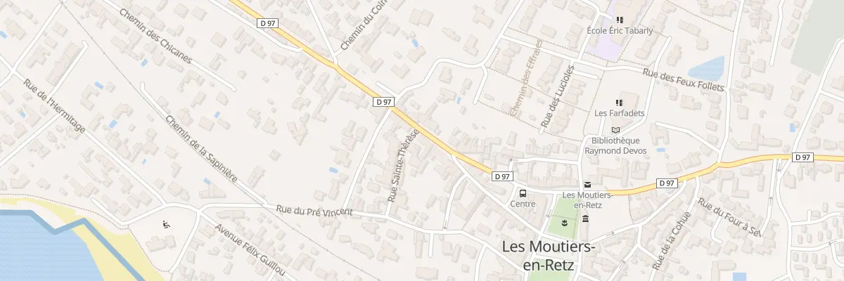 Plan du 17 Rue de l’Abbé Maillard aux Moutiers-en-Retz
