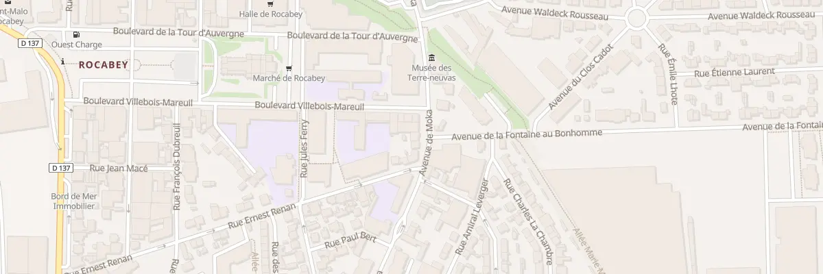 Plan du 34 Av de Moka à Saint-Malo