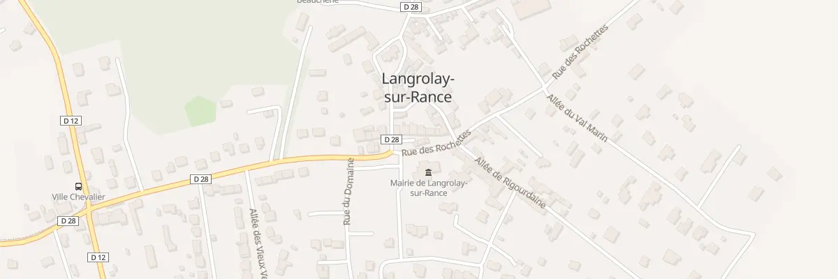 Plan du 7 Rue des Rochettes à Langrolay-sur-Rance