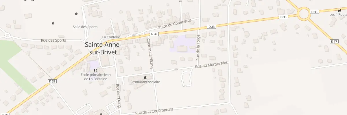 Plan du 5892 Rue du Mortier Plat à Sainte-Anne-sur-Brivet