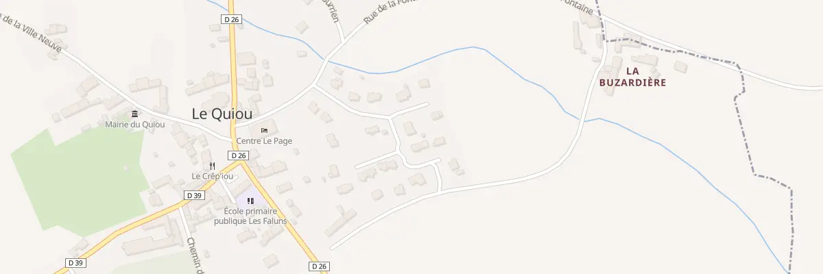 Plan du 7 Rue des Ruettes au Quiou