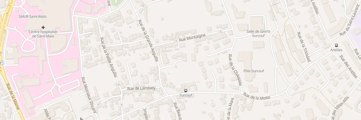 Plan du 23 Rue de la Grande Anguille à Saint-Malo