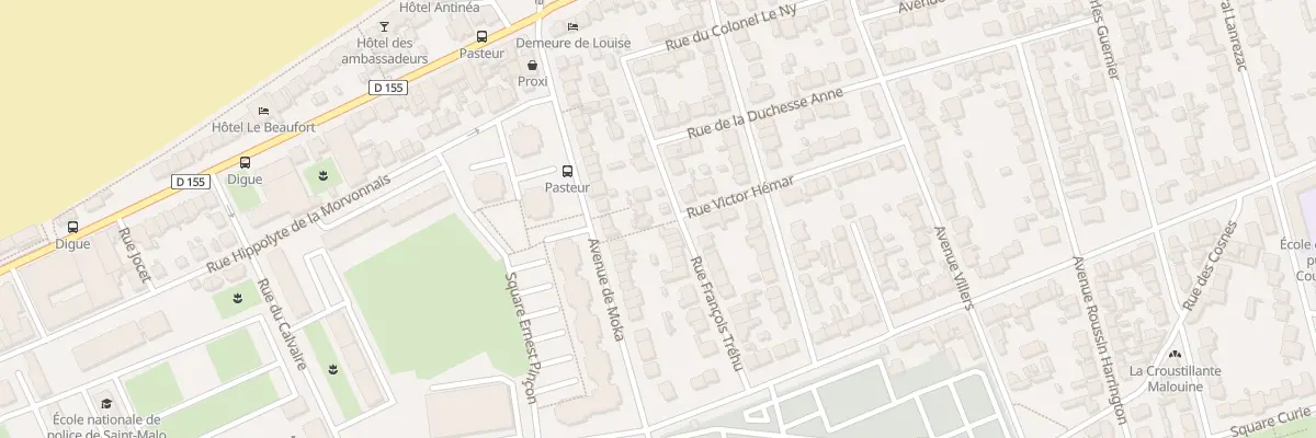 Plan du 28 Rue François Tréhu à Saint-Malo