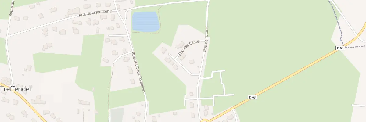 Plan du 6 Rue des Celtes à Treffendel
