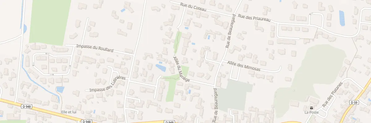 Plan du 8 All du Manège à Saint-Gervais