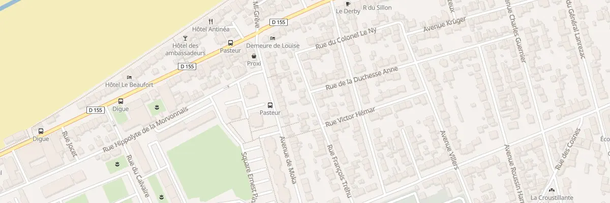Plan du 20 Rue François Tréhu à Saint-Malo