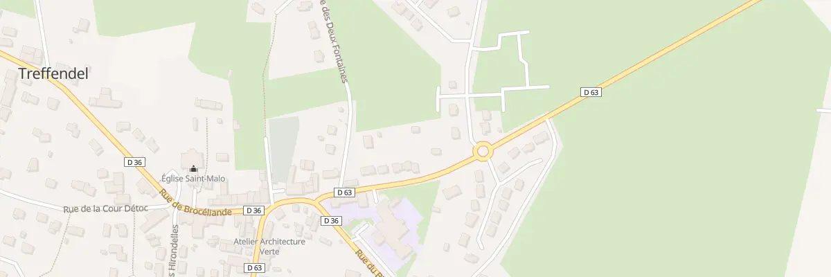 Plan du 13 Rue d’Armorique à Treffendel