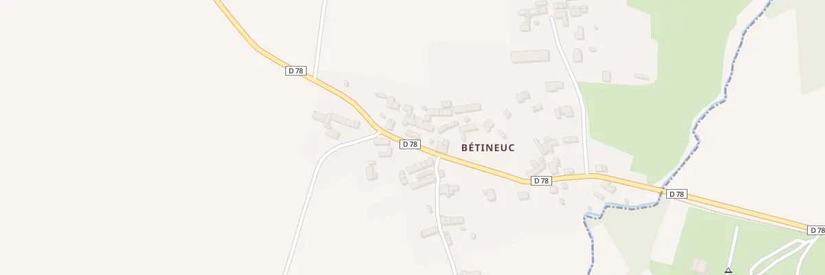 Plan du 30 Bétineuc à Évran