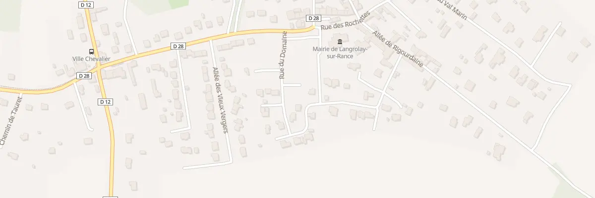 Plan du 9 Rue du Domaine à Langrolay-sur-Rance