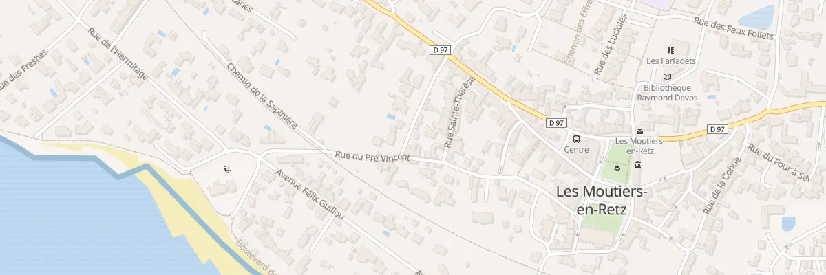 Plan du 18 Rue du Pré Vincent aux Moutiers-en-Retz