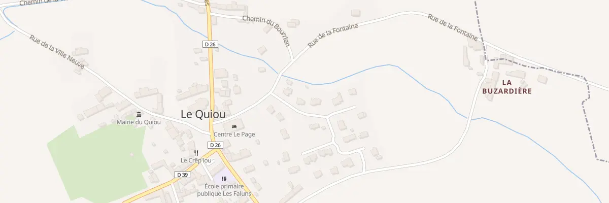 Plan du 3 Rue des Ruettes au Quiou