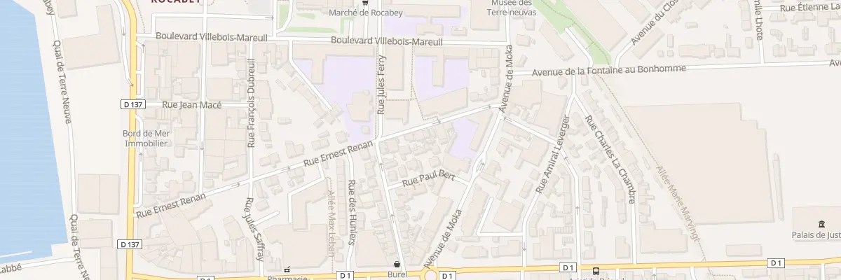 Plan du 42 Rue Ernest Renan à Saint-Malo