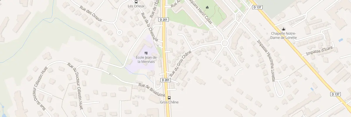 Plan du 18 Rue du Gros Chêne à Saint-Malo
