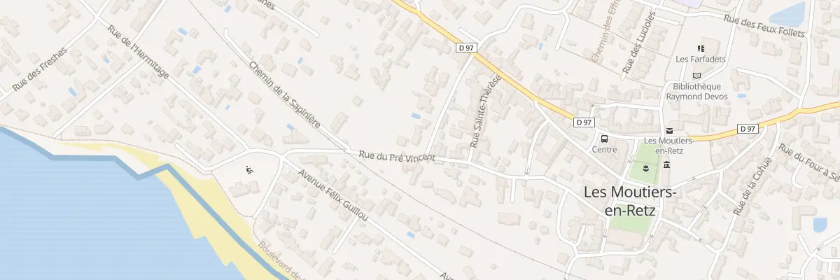 Plan du 8 Rue de l’Ouche Catin aux Moutiers-en-Retz