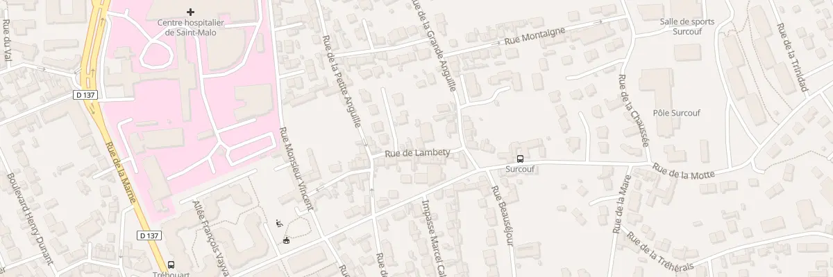Plan du 11 Rue de Lambety à Saint-Malo