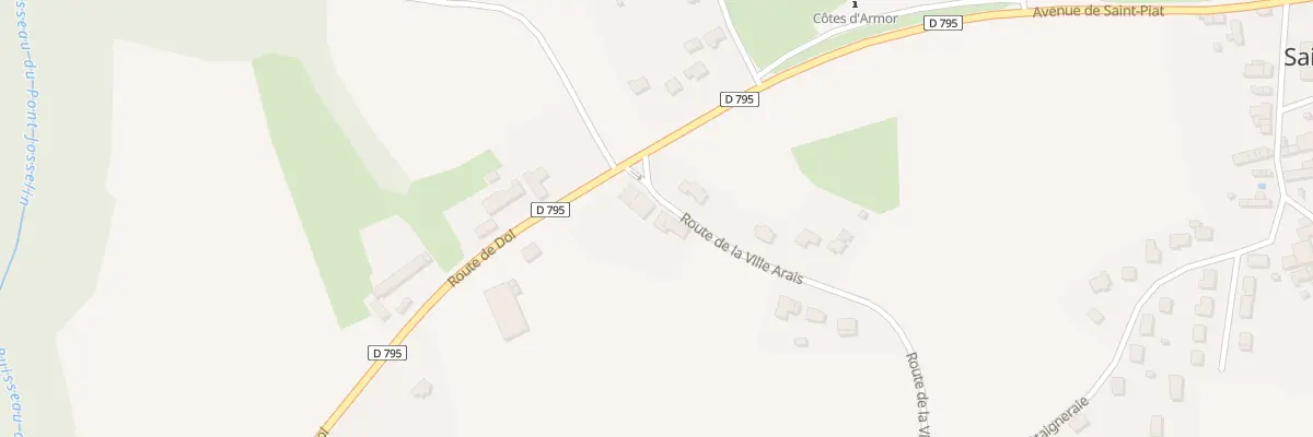 Plan du 103 Rte de la Ville Arais à Lanvallay