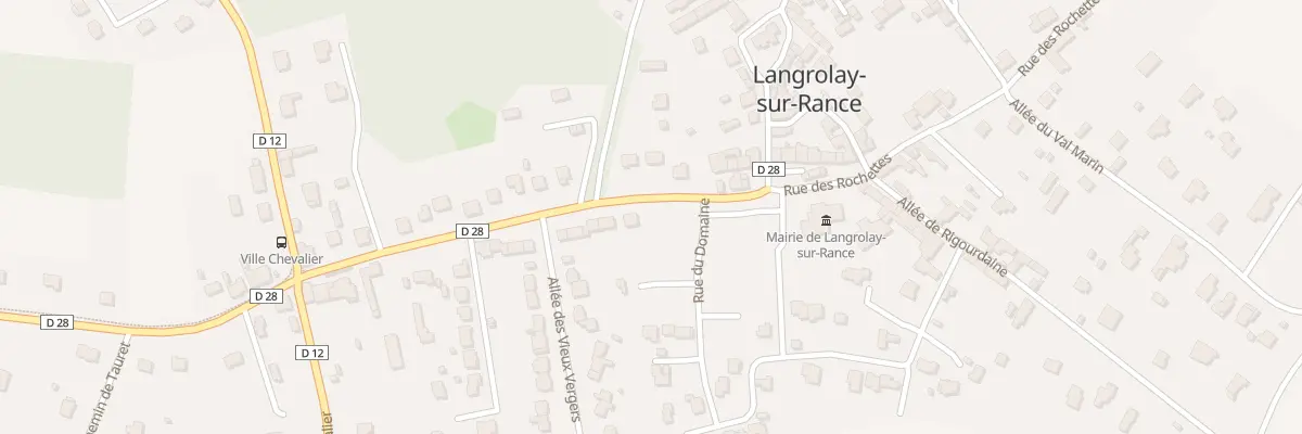 Plan du 1 Pl des Thermes à Langrolay-sur-Rance