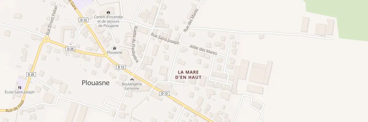 Plan du 4 Rue des Mares à Plouasne