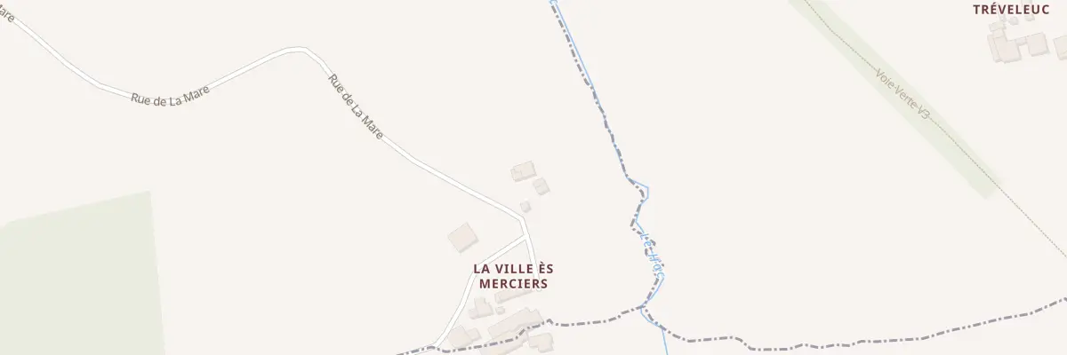 Plan du 5096 La Ville Es Mercier à Tréfumel