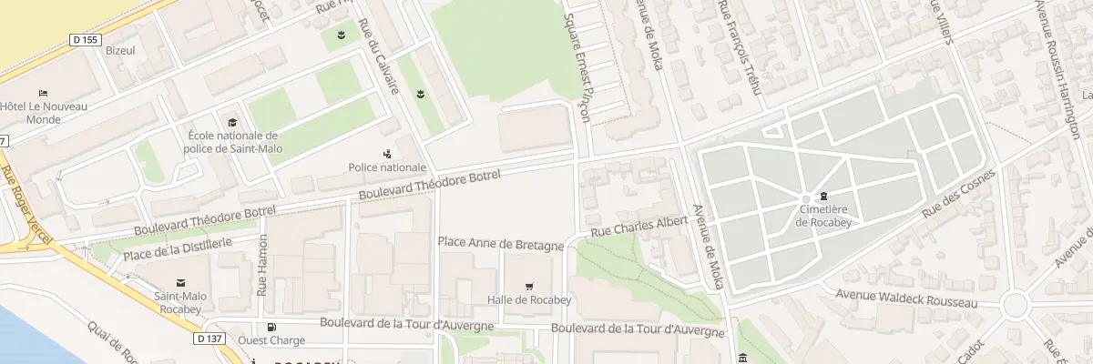 Plan du 11A Pl Anne de Bretagne à Saint-Malo