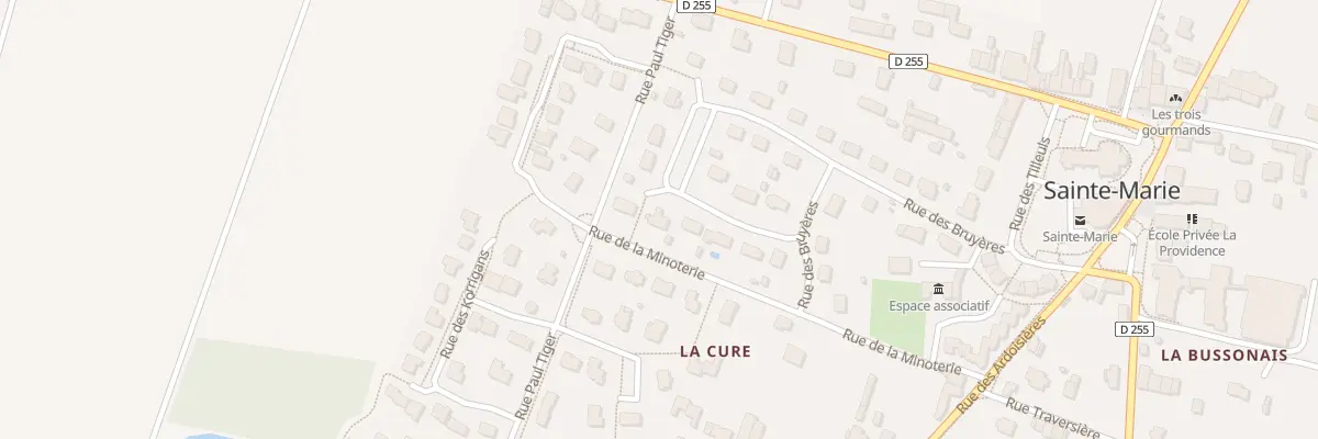 Plan du 16 Les Bruyeres à Sainte-Marie