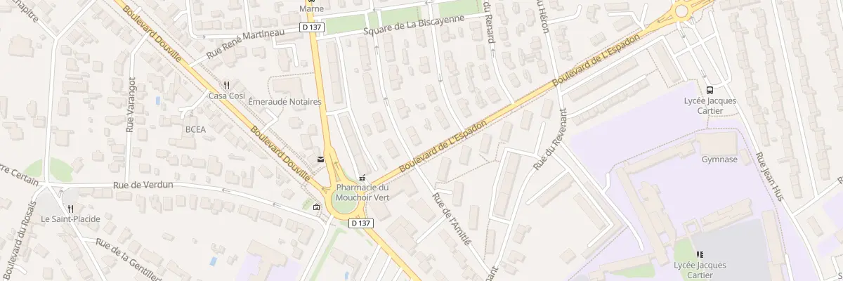 Plan du 33 Rue de la Clarisse à Saint-Malo