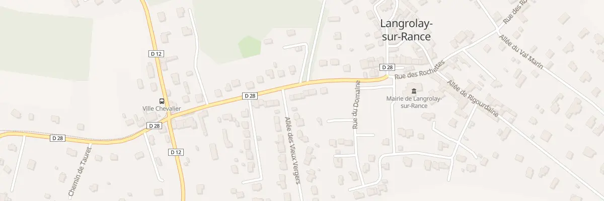Plan du 3 Rue de la Croix Boissière à Langrolay-sur-Rance