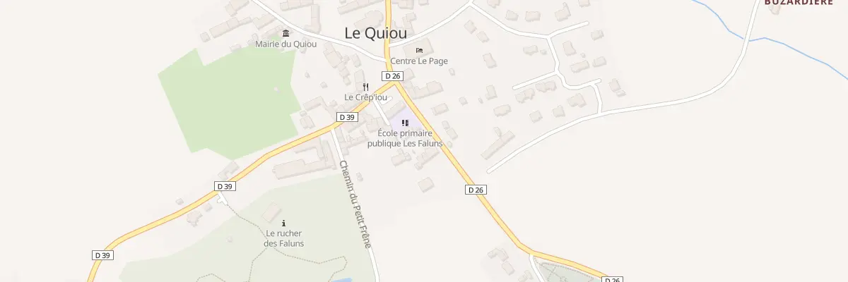 Plan du 4 Rue du Sabotier au Quiou