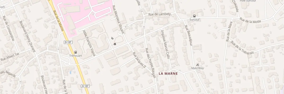 Plan du 4 Rue des Portes Rouges à Saint-Malo