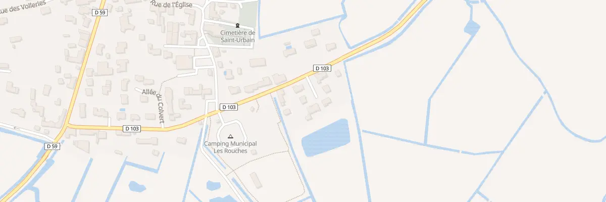 Plan du 4 All des Belles Bosses à Saint-Urbain