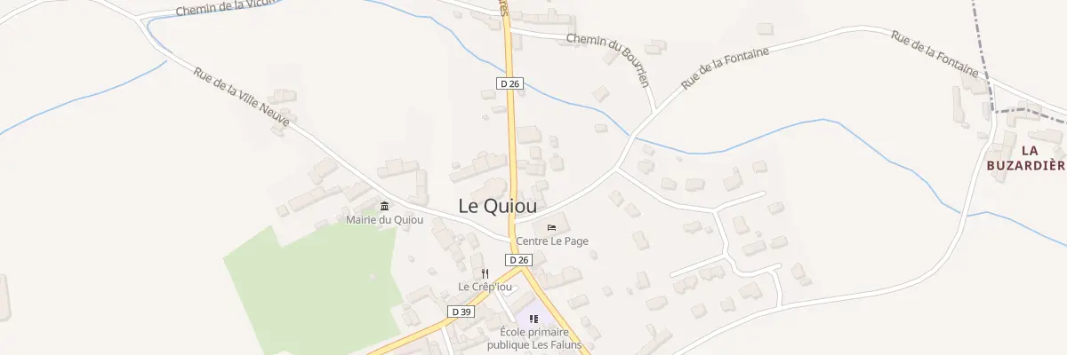 Plan du 2 Rue des Mares au Quiou