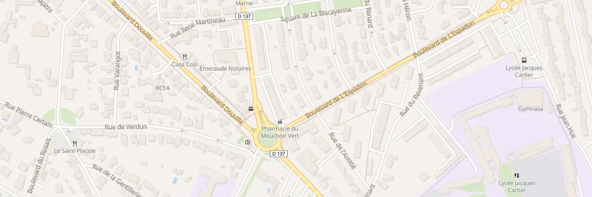 Plan du 34 Rue de la Clarisse à Saint-Malo