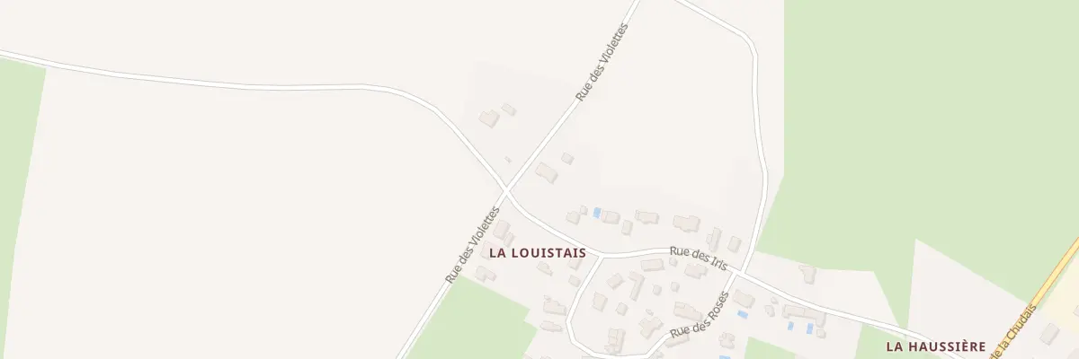 Plan du 13 Rue des Violettes à Prinquiau