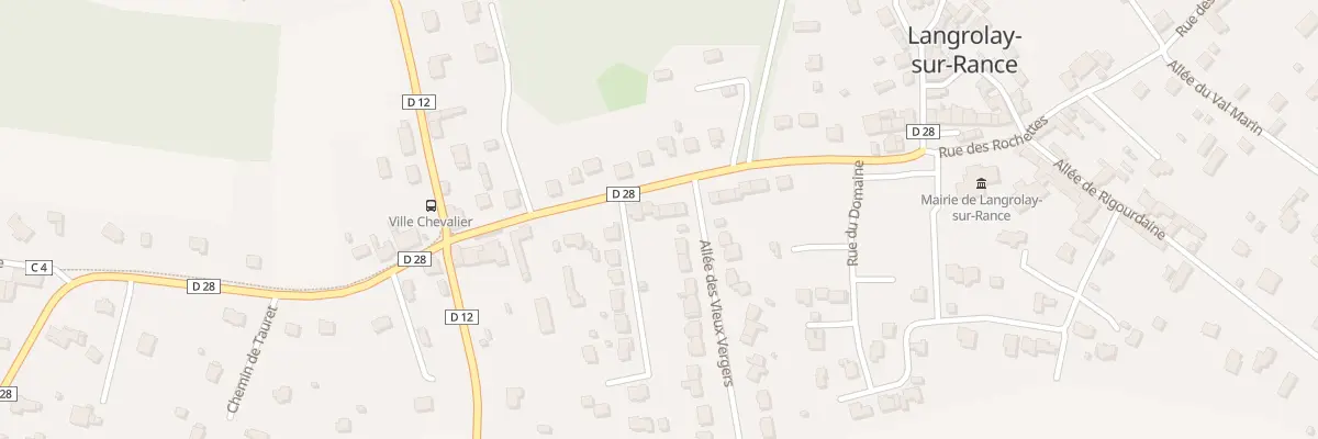 Plan du 2 All des Vieux Vergers à Langrolay-sur-Rance